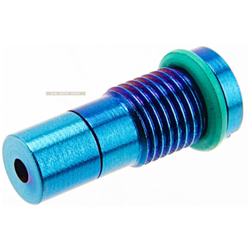 RGW Green Gas Fill Valve for Tokyo Marui/Marushin/Maruzen (5mm Diameter, Stainless Steel) - Bang Bang Airsoft