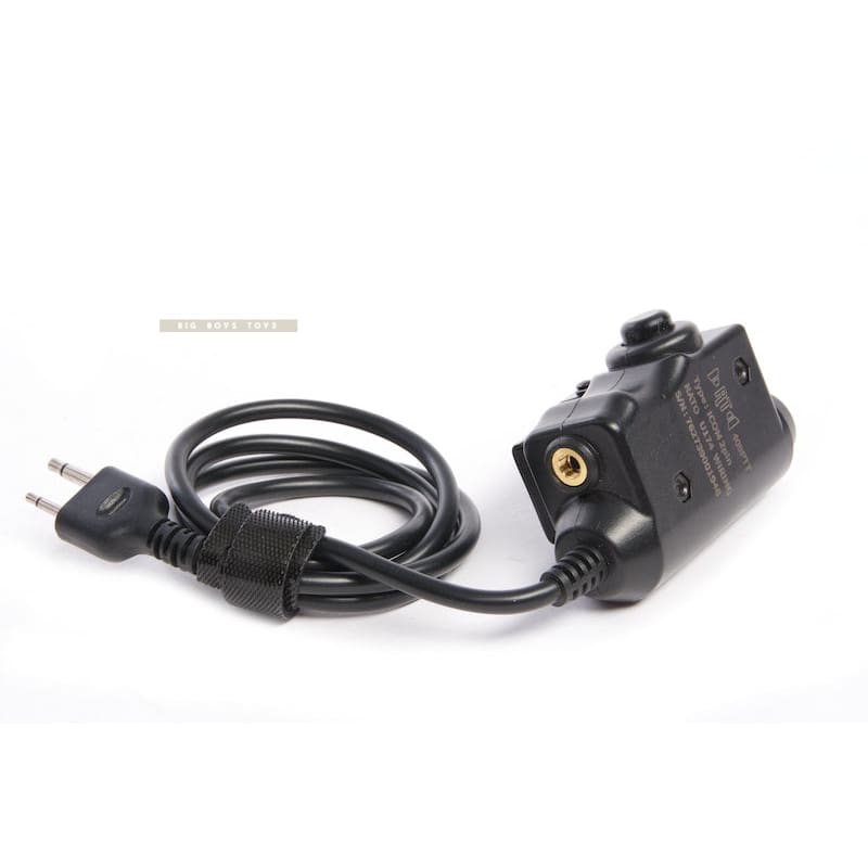 Roger Tech 409 Tactical PTT - ICOM Version for all NATO Standard Headset with Nexus TP - 120 - Bang Bang Airsoft