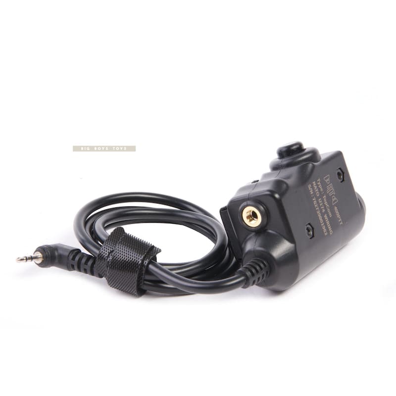 Roger Tech 409 Tactical PTT - Topcom Version for all NATO Standard Headset with Nexus TP - 120 - Bang Bang Airsoft
