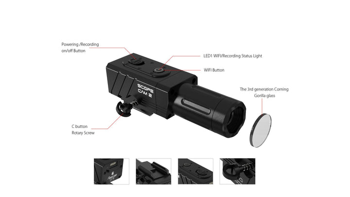 RunCam Scope Cam 2 40mm best for Sniper Rifles - Bang Bang Airsoft