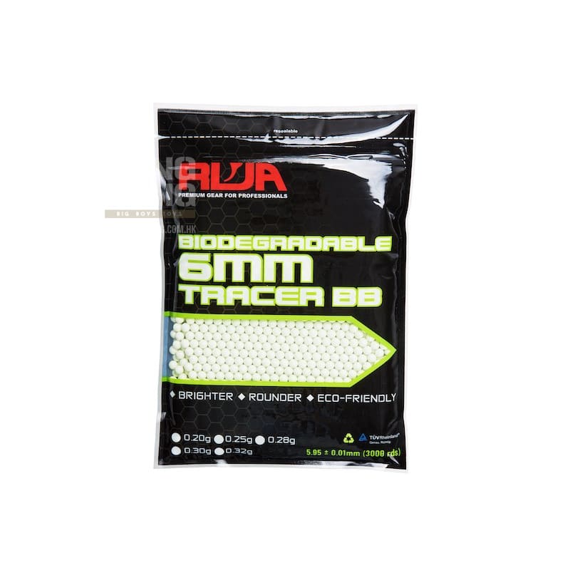 Rwa 6mm airsoft tracer bbs (pla bio tracer 0.32g 3000