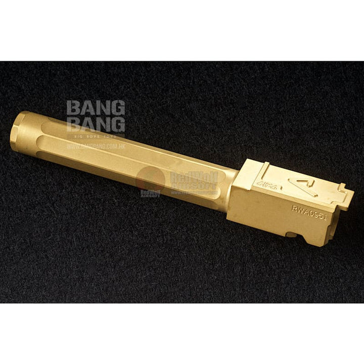 RWA Agency Arms Outer Barrel Titanium Nitride (TiN) for Tokyo Marui Model 17 - Bang Bang Airsoft