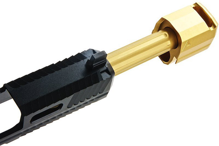 RWA Agency Arms P320 Peacekeeper Slide Set - Black / Gold - Bang Bang Airsoft