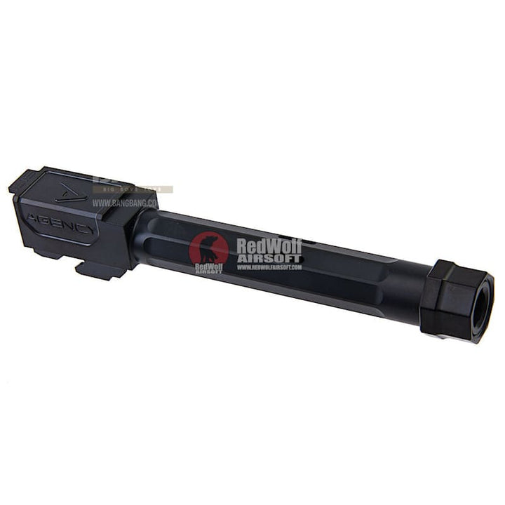 RWA Agency Arms Threaded Outer Barrel Black Nitride for Tokyo Marui Model 17 - Bang Bang Airsoft
