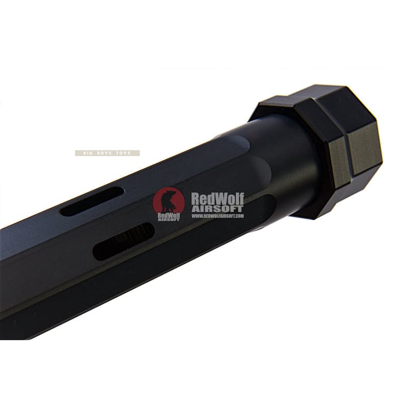 RWA Agency Arms Threaded Outer Barrel Black Nitride for Tokyo Marui Model 17 - Bang Bang Airsoft