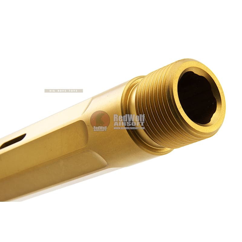 RWA Agency Arms Threaded Outer Barrel Titanium Nitride (TiN) for Tokyo Marui Model 17 - Bang Bang Airsoft