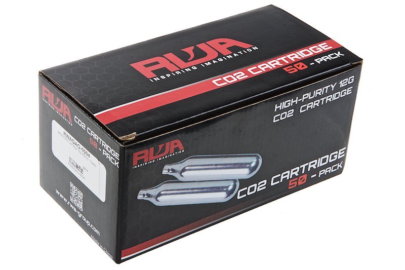 RWA CO2 Cartridge 12g (50pcs / Case) - Bang Bang Airsoft