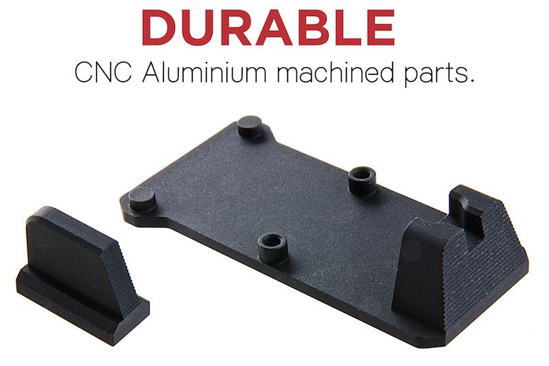 RWA Glock Red Dot Plates (RMR Mount Base) for VFC Glock & EXA - Bang Bang Airsoft