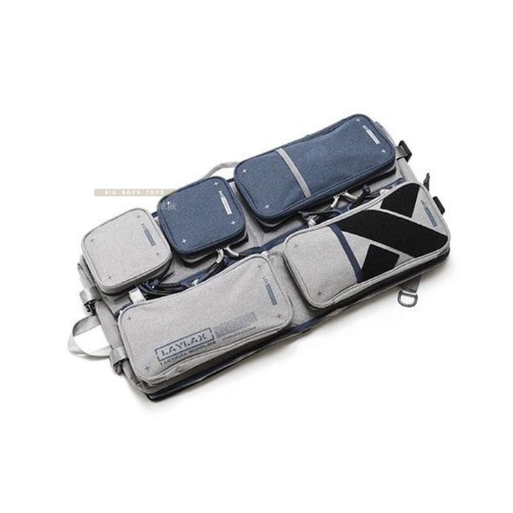 Satellite Container Gun Case Compact (Dimensions : H 600mm X W 300mm X D 75mm) - Navy Grey - Bang Bang Airsoft