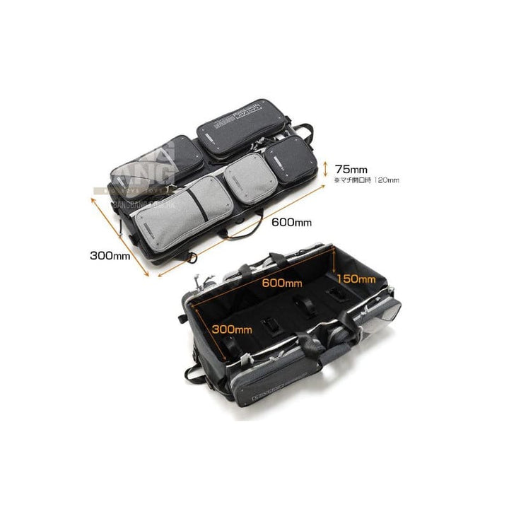 Satellite Container Gun Case Compact (Dimensions : H 600mm X W 300mm X D 75mm) - Navy Grey - Bang Bang Airsoft