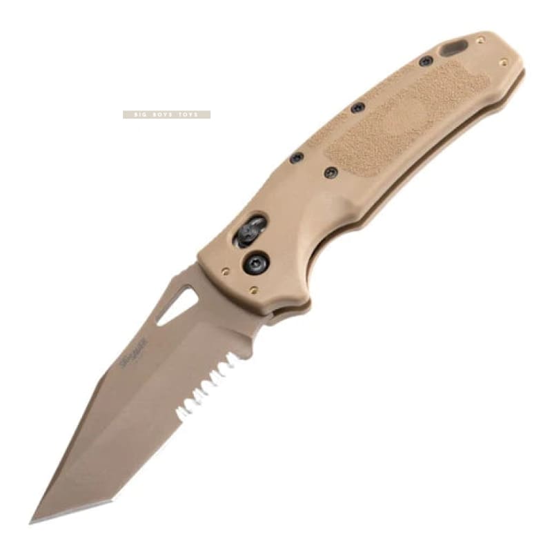 SIG SAUER K320 M17/M18 3.5" Able Lock Folder Tanto Blade - Coyote - Bang Bang Airsoft