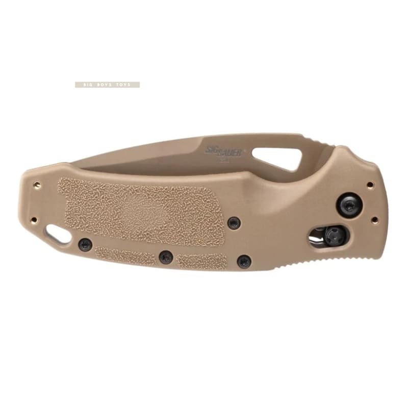 SIG SAUER K320 M17/M18 3.5" Manual Folder Drop Point Blade - Coyote - Bang Bang Airsoft