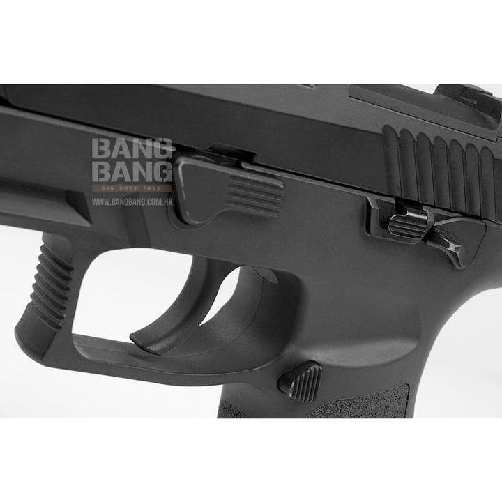 SIG SAUER M17 P320 CO2 AIRSOFT PISTOL - BLACK (BY SIG AIR & VFC) - 6MM - Bang Bang Airsoft