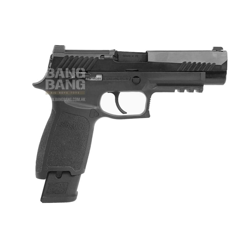 SIG SAUER M17 P320 CO2 AIRSOFT PISTOL - BLACK (BY SIG AIR & VFC) - 6MM - Bang Bang Airsoft