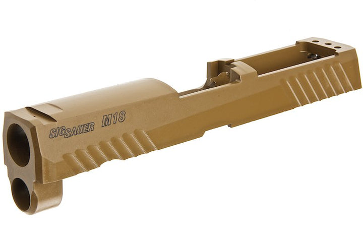 SIG Sauer M18 P320 GBB Airsoft Slide - FDE (Original Part  01 - 1) (by SIG AIR & VFC) - Bang Bang Airsoft