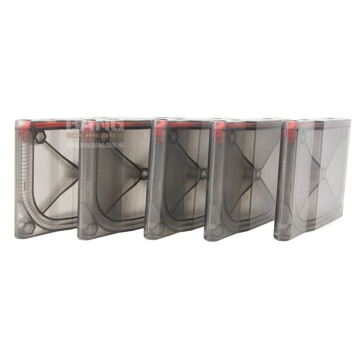 SILVERBACK SRS 25RDS POLYMER MAGAZINE (5PCS / BOX) - TRANSPARENT SMOKE - Bang Bang Airsoft