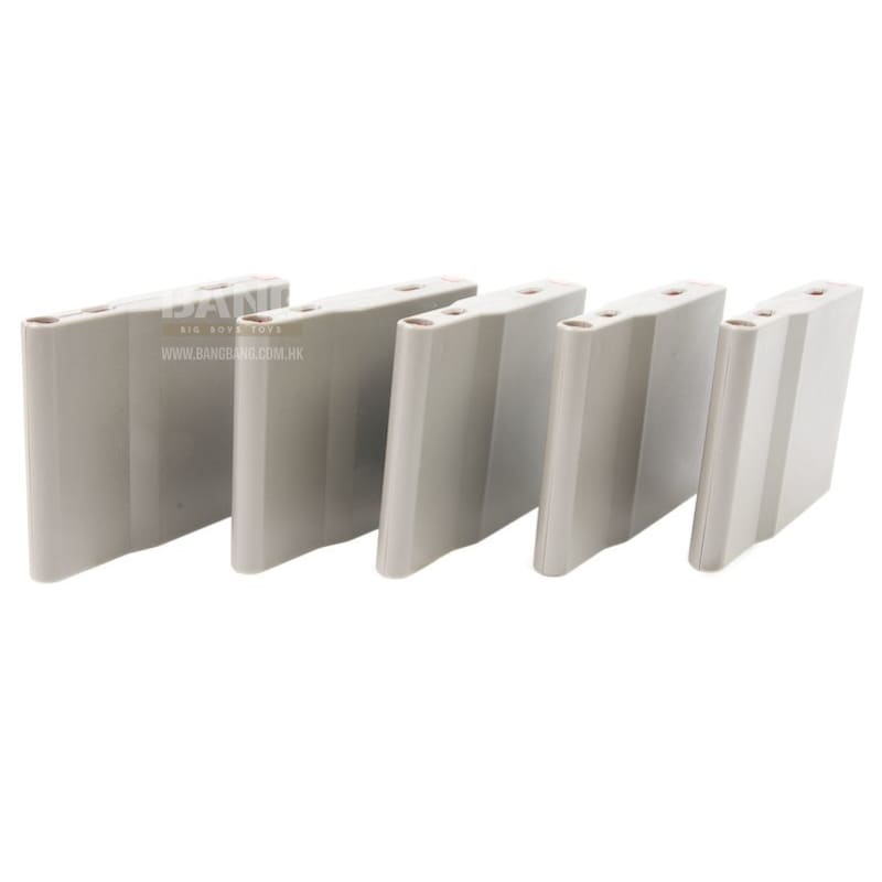 SILVERBACK SRS 25RDS POLYMER MAGAZINE (5PCS / BOX) - WOLF GREY - Bang Bang Airsoft