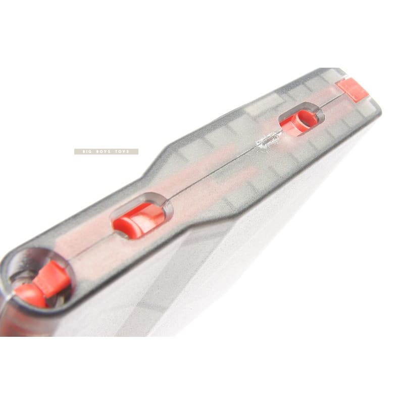 SILVERBACK SRS 25RDS POLYMER MAGAZINE - TRANSPARENT SMOKE - Bang Bang Airsoft