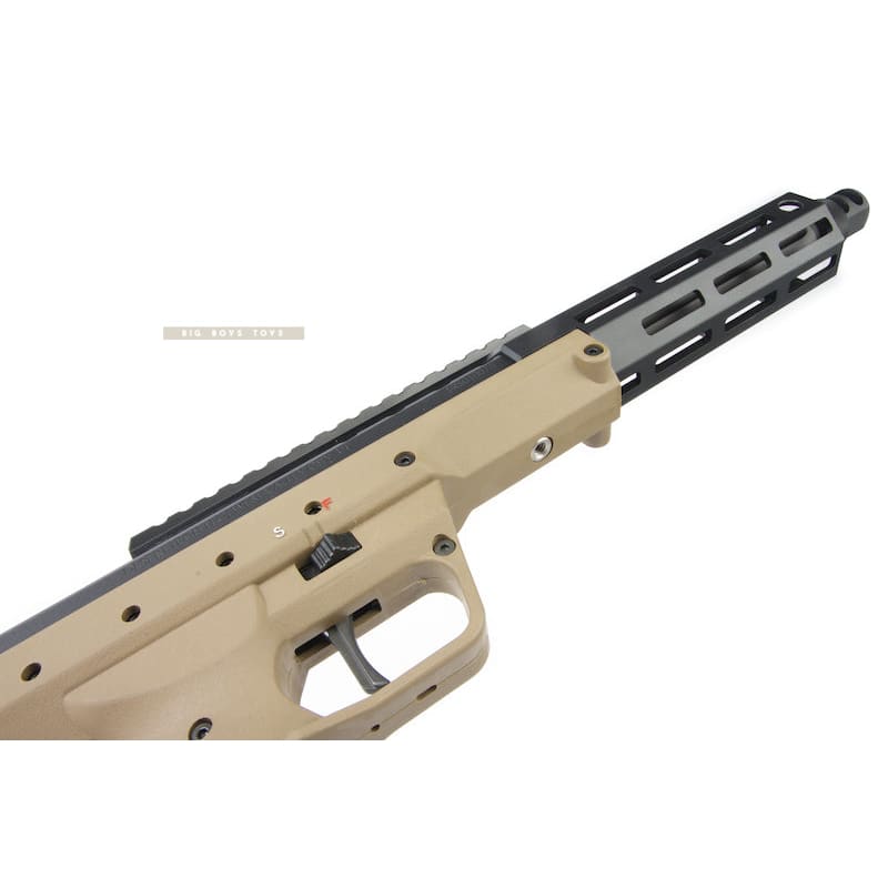 Silverback SRS A2/M2 Covert (16 inch Barrel) Licensed by Desert Tech - FDE - Bang Bang Airsoft