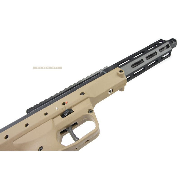 Silverback SRS A2/M2 Covert (16 inch Barrel) Licensed by Desert Tech - FDE - Bang Bang Airsoft