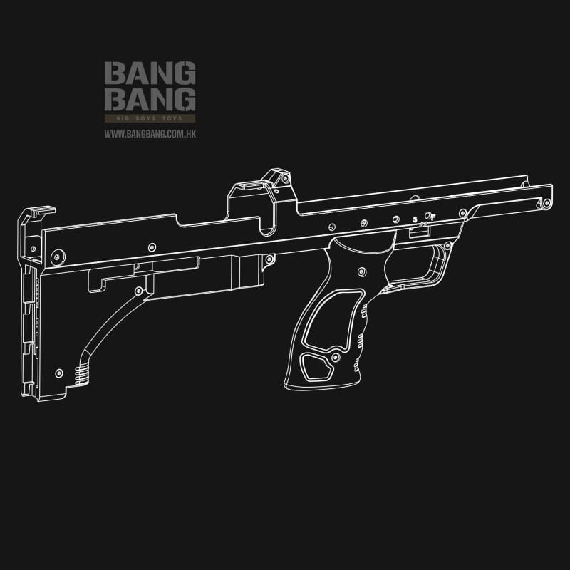 Silverback SRS Spare Nylon Stock (Black) - Bang Bang Airsoft