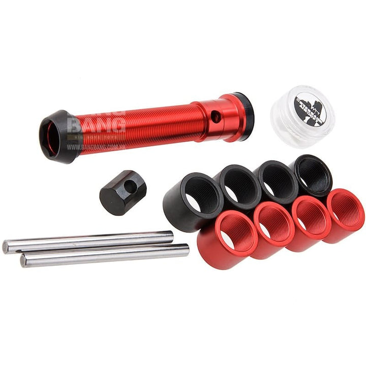Silverback TAC41 Variable Mass Piston (Red) w/ Piston Cup NBR 70 (Black) - Bang Bang Airsoft
