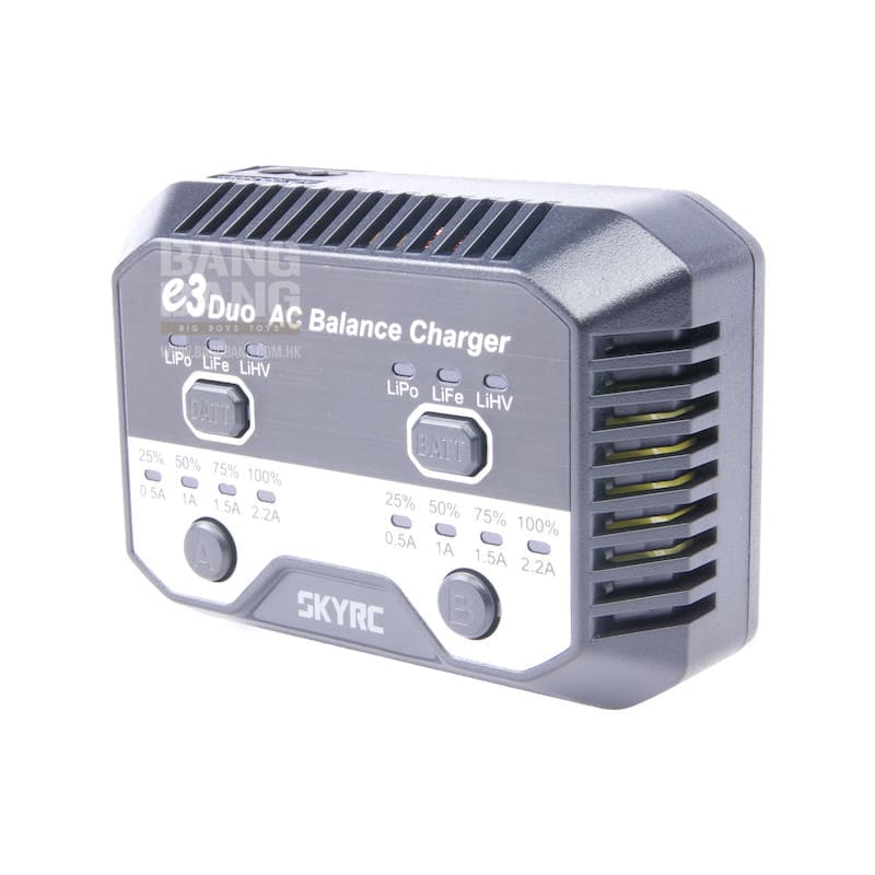 Skyrc e3 duo balance battery charger (100v-240v) (uk plug)