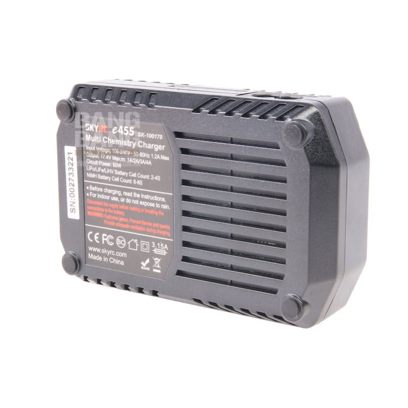 SKYRC E455 Balance Battery Charger (100v - 240v) (UK Plug) - Bang Bang Airsoft