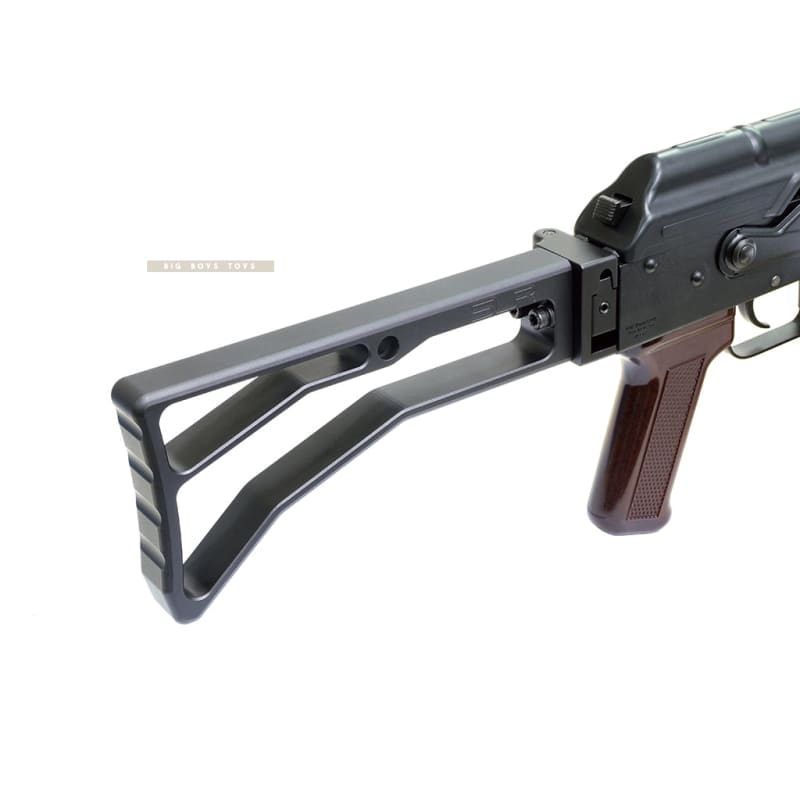 SLR Airsoftworks AK Billet Stock Assemble with Folding and Fixed Stock Adaptors for Marui TM AKM GBBR *** - Bang Bang Airsoft