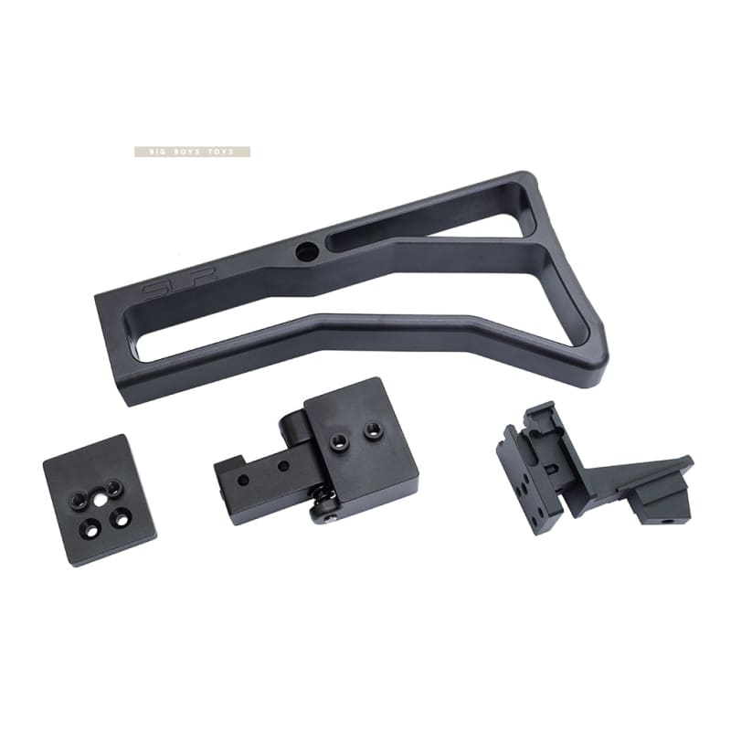 SLR Airsoftworks AK Billet Stock Assemble with Folding and Fixed Stock Adaptors for Marui TM AKM GBBR *** - Bang Bang Airsoft