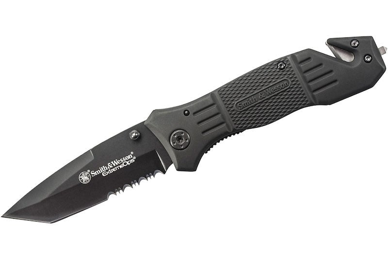 Smith & Wesson Extreme Ops Drop Point Folding Knife (SWFR2S) - Bang Bang Airsoft