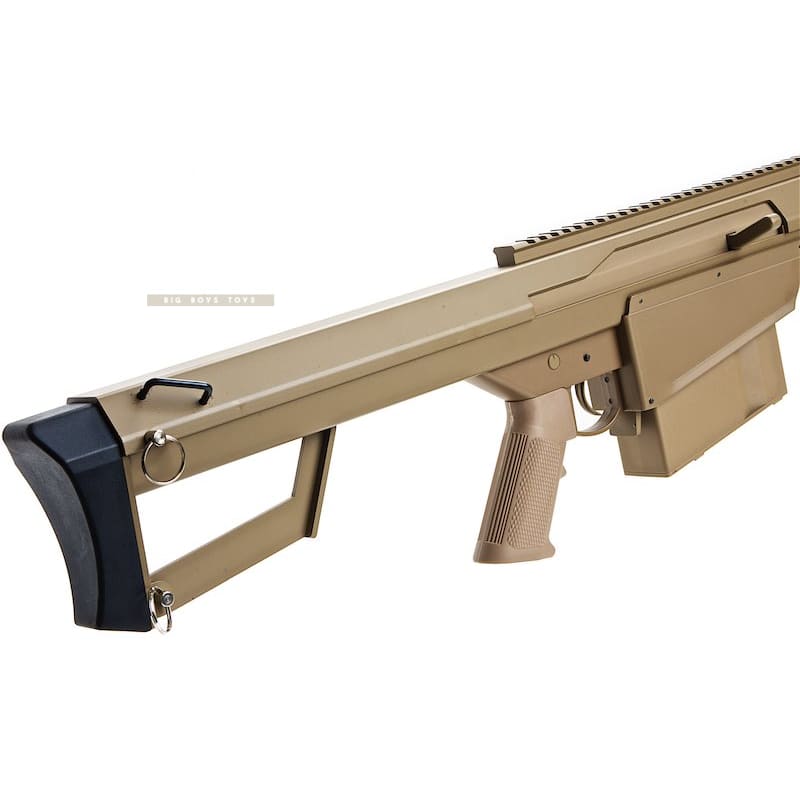 Snow Wolf BARRETT M82A1 Spring Sniper Rifle - Tan - Bang Bang Airsoft