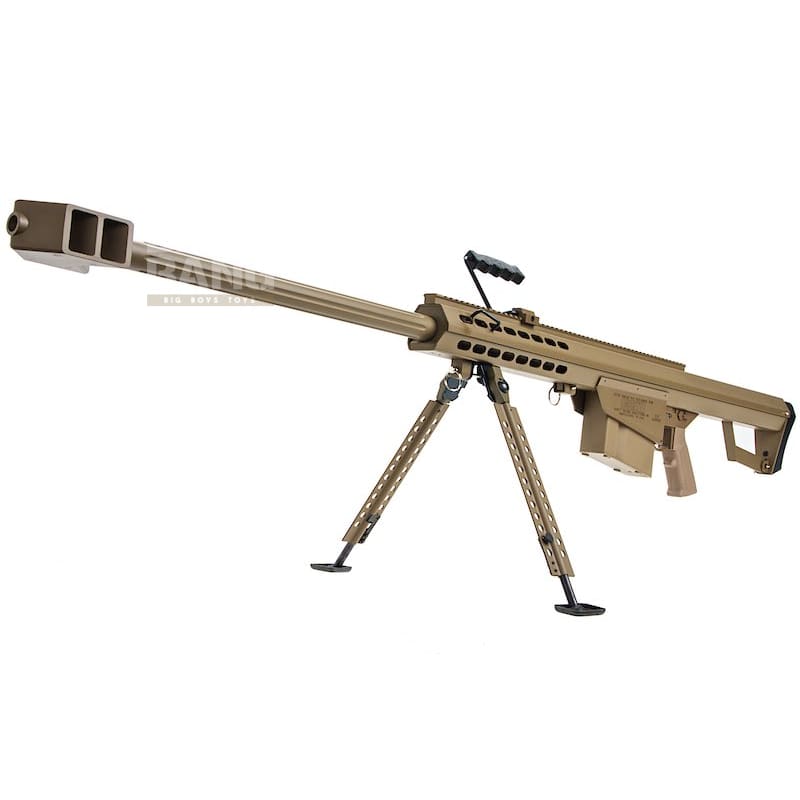 Snow Wolf BARRETT M82A1 Spring Sniper Rifle - Tan - Bang Bang Airsoft
