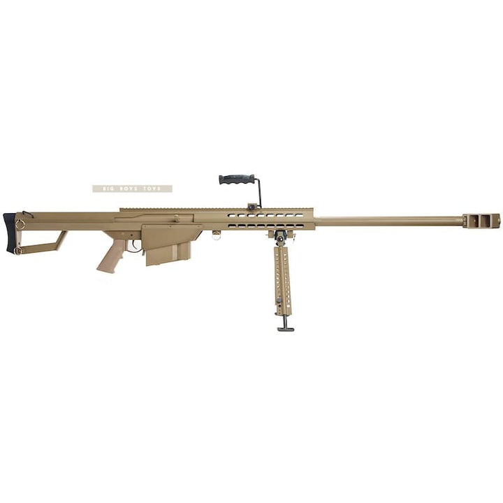 Snow Wolf BARRETT M82A1 Spring Sniper Rifle - Tan - Bang Bang Airsoft