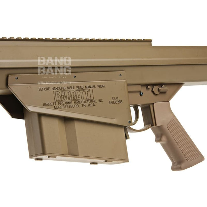 Snow Wolf BARRETT M82A1 Spring Sniper Rifle - Tan - Bang Bang Airsoft