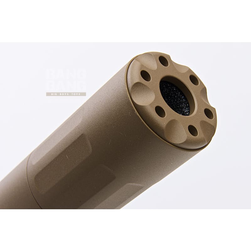 SOULARMS SF R9 - Style Mock - Up Silencer (14mm CCW) - TAN - Bang Bang Airsoft