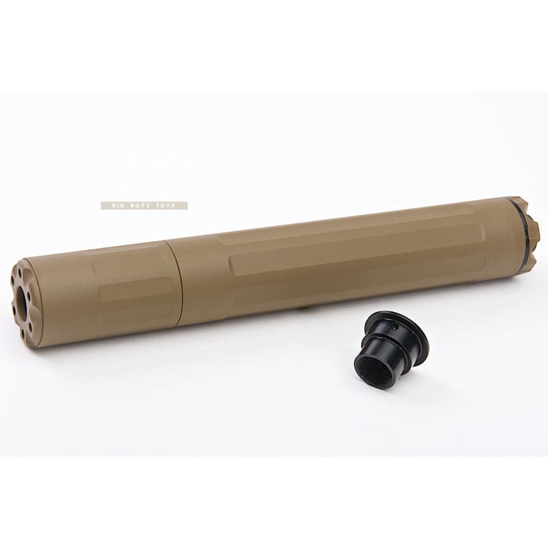 SOULARMS SF R9 - Style Mock - Up Silencer (14mm CCW) - TAN - Bang Bang Airsoft