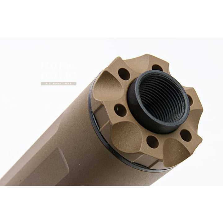 SOULARMS SF R9 - Style Mock - Up Silencer (14mm CCW) - TAN - Bang Bang Airsoft