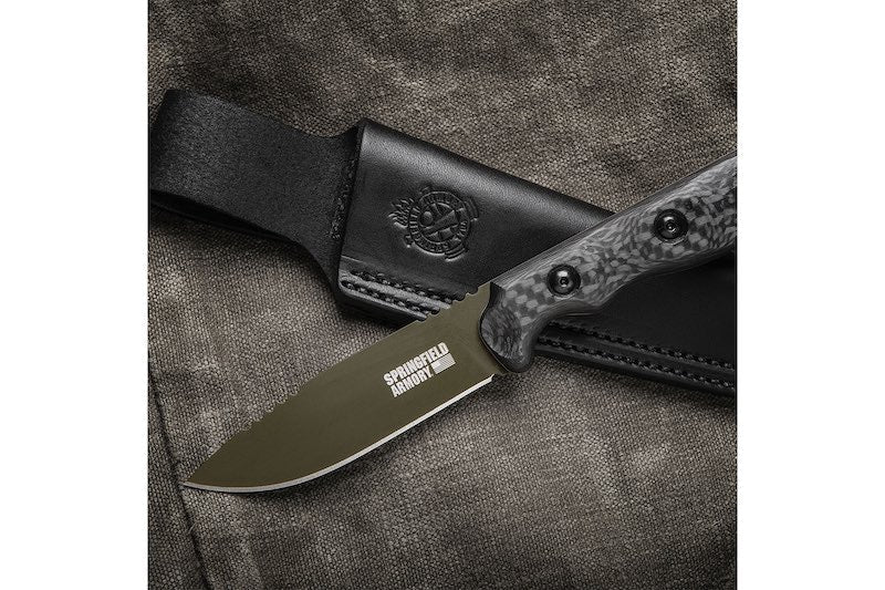 Springfield Armory Model 2020 Custom Carbon Fiber Hunting Knife - Bang Bang Airsoft