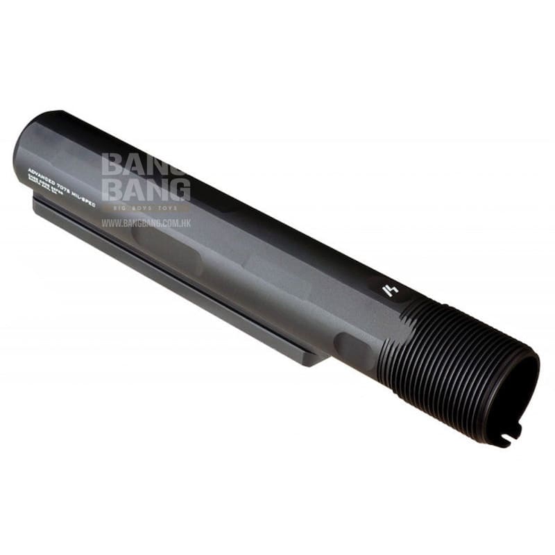 Strike Industries Aluminum 7075 - T6 Advanced Receiver Extension for M4 GBBR Series - Black - Bang Bang Airsoft