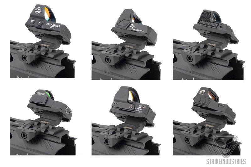 Strike Industries Ambush 45 - Degree Optic Mount - Black - Bang Bang Airsoft