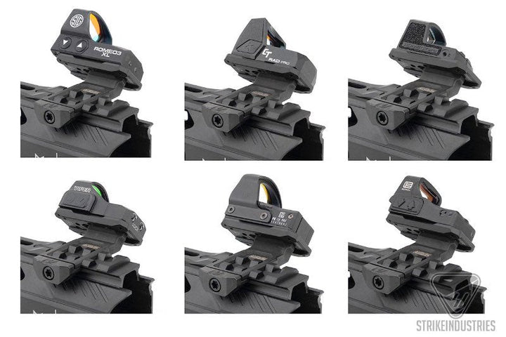 Strike Industries Ambush 45 - Degree Optic Mount - Black - Bang Bang Airsoft