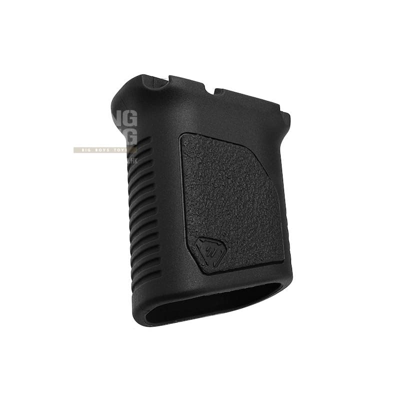Strike Industries Angled Vertical Grip with Cable Management for M - Lok Rail (Short / Black) - Bang Bang Airsoft