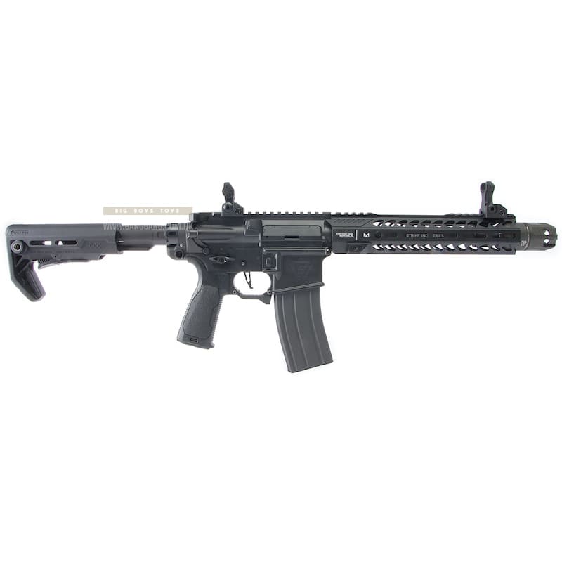 Strike Industries EMG Strike Tactical Rifle MWS GBBR 10 Inch Ver. w/ Marui MWS Mag. - Cerakote Black - Bang Bang Airsoft