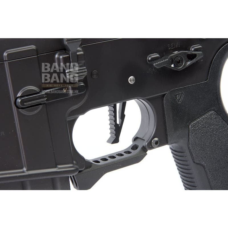Strike Industries EMG Strike Tactical Rifle MWS GBBR 10 Inch Ver. w/ Marui MWS Mag. - Cerakote Black - Bang Bang Airsoft