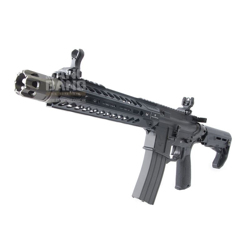 Strike Industries EMG Strike Tactical Rifle MWS GBBR 10 Inch Ver. w/ Marui MWS Mag. - Cerakote Black - Bang Bang Airsoft