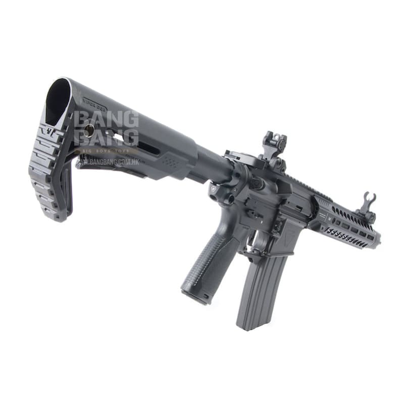 Strike Industries EMG Strike Tactical Rifle MWS GBBR 10 Inch Ver. w/ Marui MWS Mag. - Cerakote Black - Bang Bang Airsoft