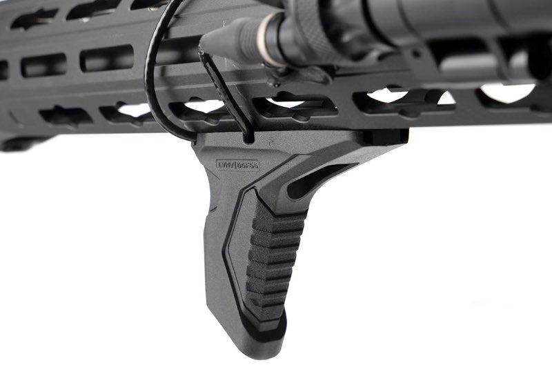 Strike Industries LINK Angled HandStop with Cable Management System (M - LOK and KeyMod Compatible) - FDE - Bang Bang Airsoft