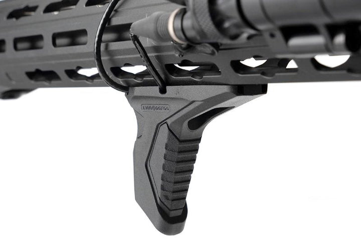 Strike Industries LINK Angled HandStop with Cable Management System (M - LOK and KeyMod Compatible) - FDE - Bang Bang Airsoft