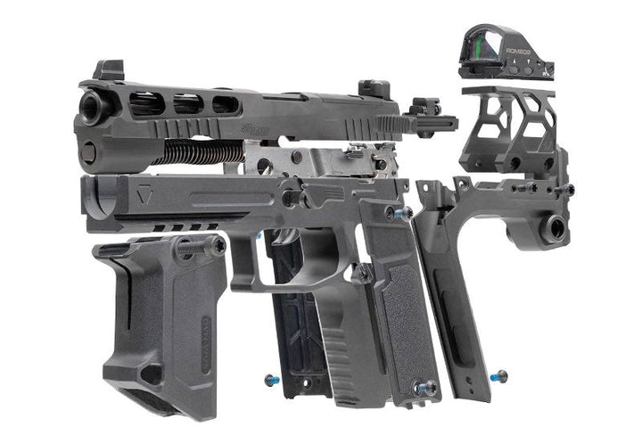 Strike Industries Strike Modular Chassis 'SMC' Alpha Kit for Sig Sauer P320 GBB Airsoft (by EMG, BK) - Bang Bang Airsoft